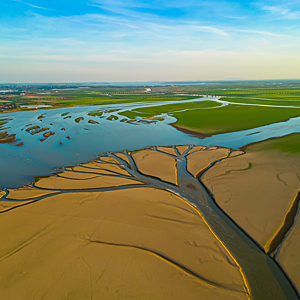 Drought scene in Poyang Lake, Jiangxi, China
