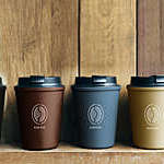 Choice of reusable coffee mugs.