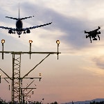 Drone comes within metres of hitting a passenger aircraft at the airport of Barcelona, Spain.